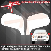 BMW Z3 (Type E36/7 / E36/8) 1995-2002 Door Mirror Caps CLEAR Paint Protection