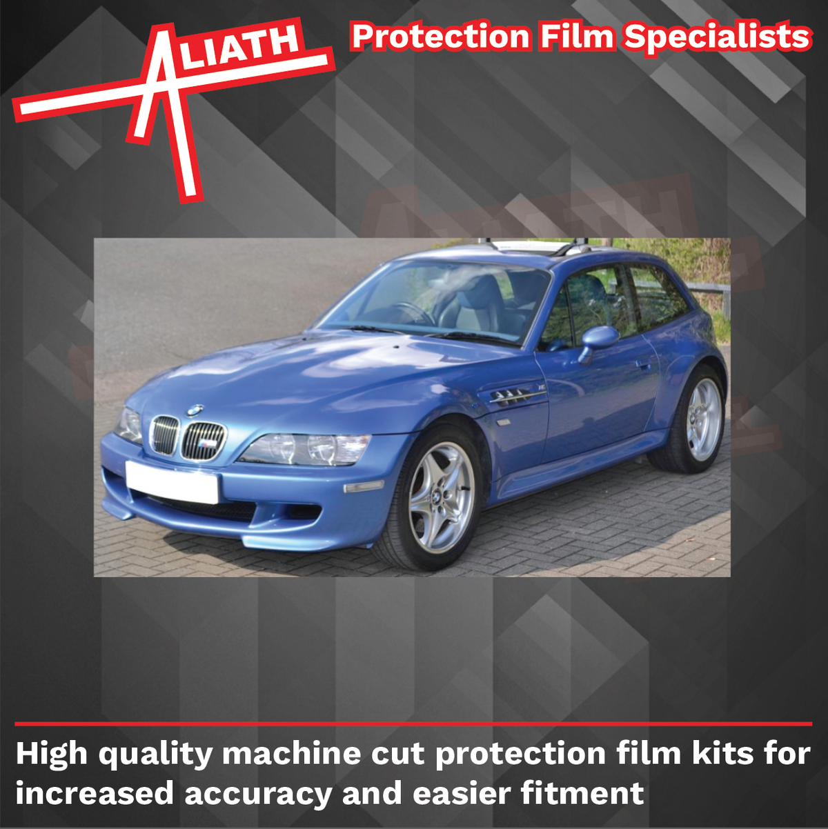 BMW Z3 M Coupe (Type E36/8) 1995-2002, Rear QTR Arch CLEAR Paint Protection