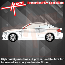 BMW 2-Series M2 (Type F87) 2014-2021. A-Pillars CLEAR Paint Protection