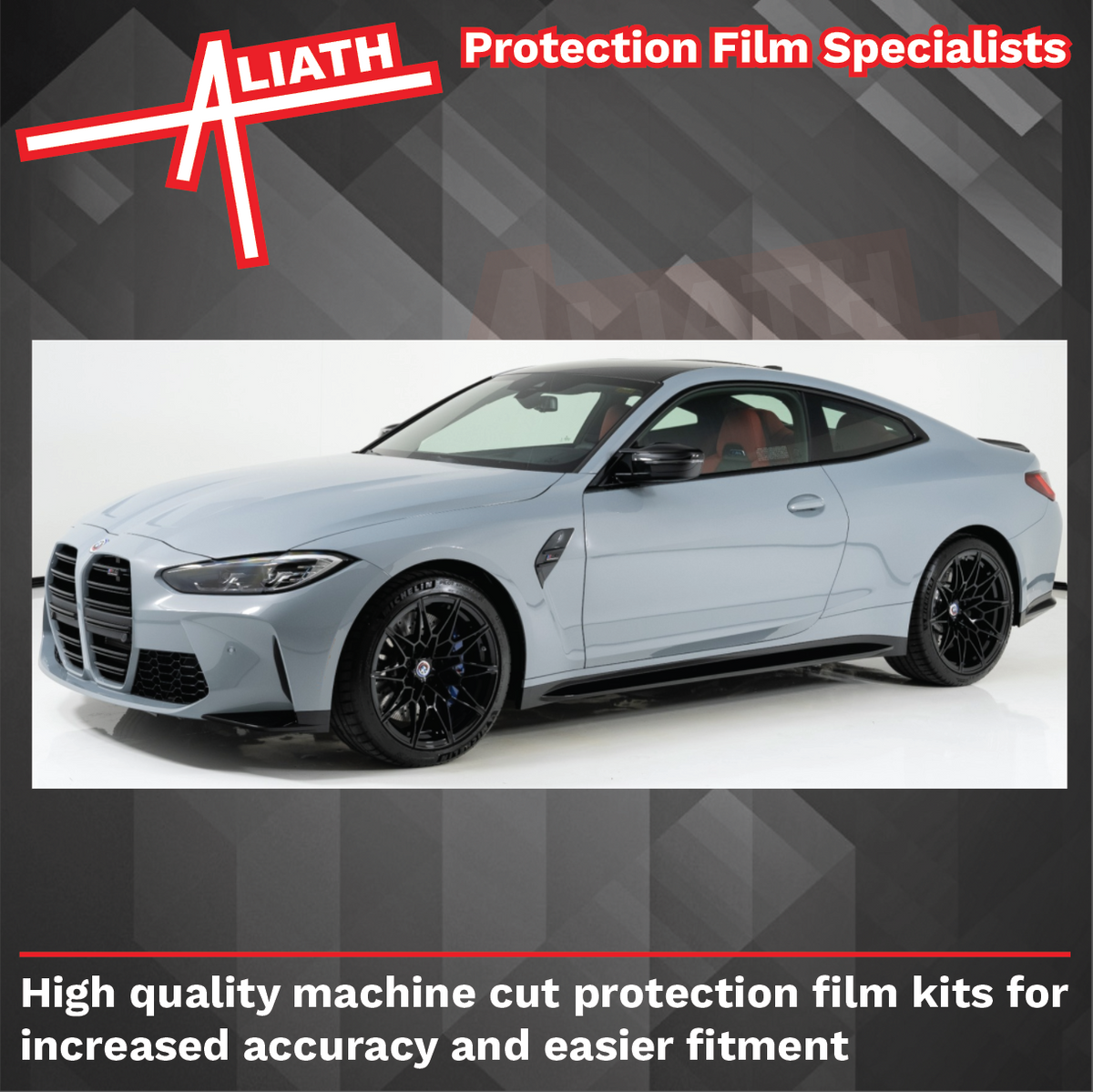 BMW M4 (Type G83 G83) 2022-Present, Bonnet & WIngs CLEAR Paint Protection