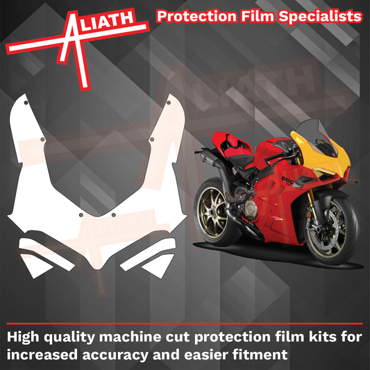 Ducati V4 Panigale Motorcycle 2020-2024, Front Upper Nose CLEAR Paint Protection