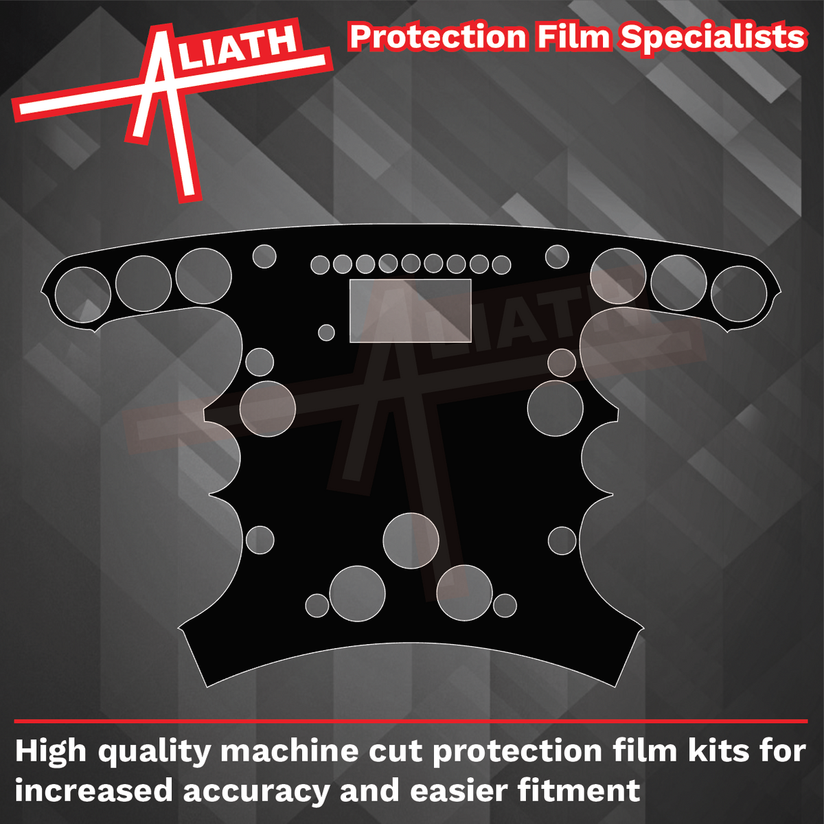 Fanatec Clubsport Formula Steering Wheel, CARBON FIBRE EFFECT Styling & Scratch Protection Kit