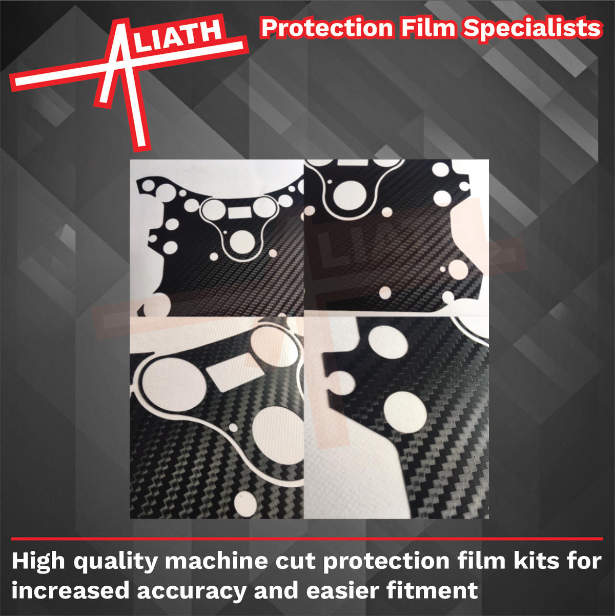 Fanatec Mclaren GT3 V2 Steering Wheel, CARBON FIBRE EFFECT Styling & Scratch Protection Kit