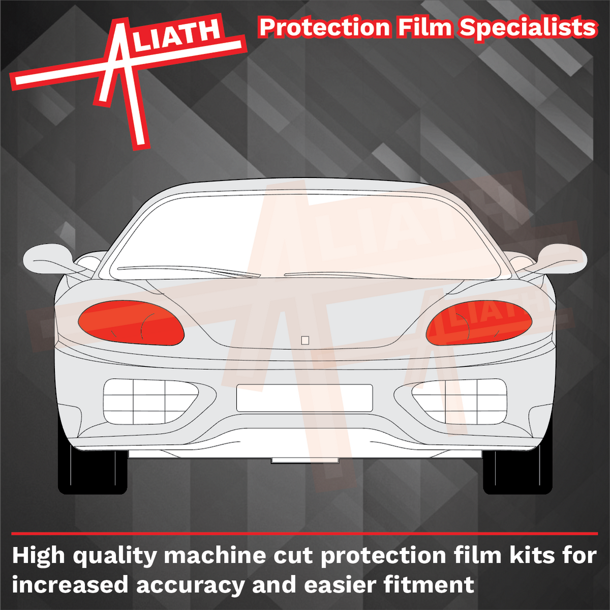 Ferrari 360 Modena 1999-2005, Headlights CLEAR Stone Protection