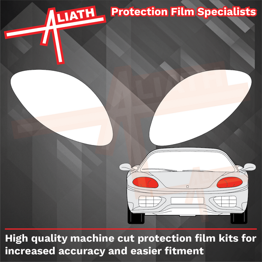 Ferrari 360 Modena 1999-2005, Headlights CLEAR Stone Protection