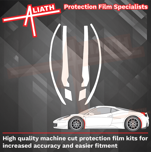 Ferrari 458 Italia 2009-2015, Arch Edge OE Style CLEAR Paint Protection