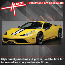 Ferrari 458 Speciale 2009-2015, Bonnet Front Nose Sections CLEAR Paint Protection