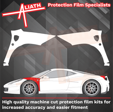 Ferrari 458 Italia 2009-2015, Front Wings CLEAR Paint Protection