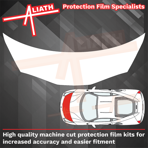 Ferrari 488 GTB / Spider 2015-2019, Bonnet Front Section CLEAR Paint Protection