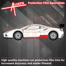Ferrari 488 Challenge 2015-2019, Side Sill Skirt Trims CLEAR Paint Protection