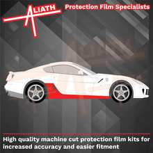 Ferrari 599 (GTO) 2006-2012, Side Sill Skirt Trims CLEAR Paint Protection
