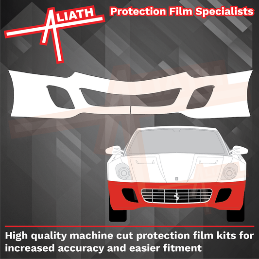 Ferrari 599 (GTO) 2006-2012, Front Bumper CLEAR Paint Protection