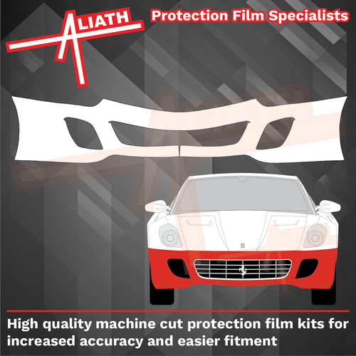 Ferrari 599 (GTO) 2006-2012, Front Bumper CLEAR Paint Protection