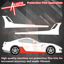 Ferrari 599 (GTO) 2006-2012, Side Sill Skirt Trims CLEAR Paint Protection