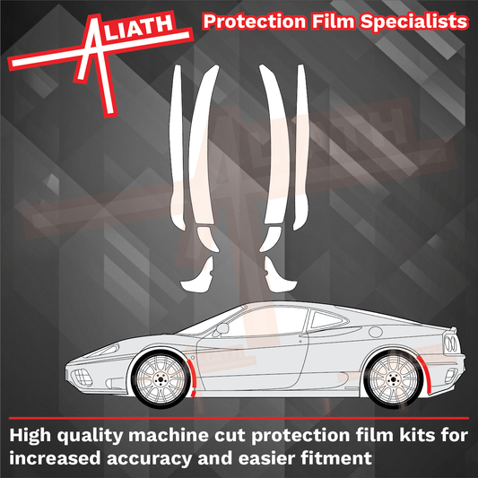 Ferrari 360 Modena 1999-2005, Arch Edges Set OE Style CLEAR Paint Protection