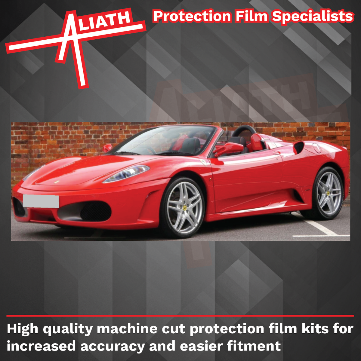 Ferrari F430 430 2004-2009, A-Pillars CLEAR Paint Protection
