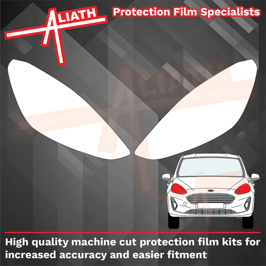 Ford Fiesta (Type Mk8) 2018-2022, Headlights CLEAR Paint Protection