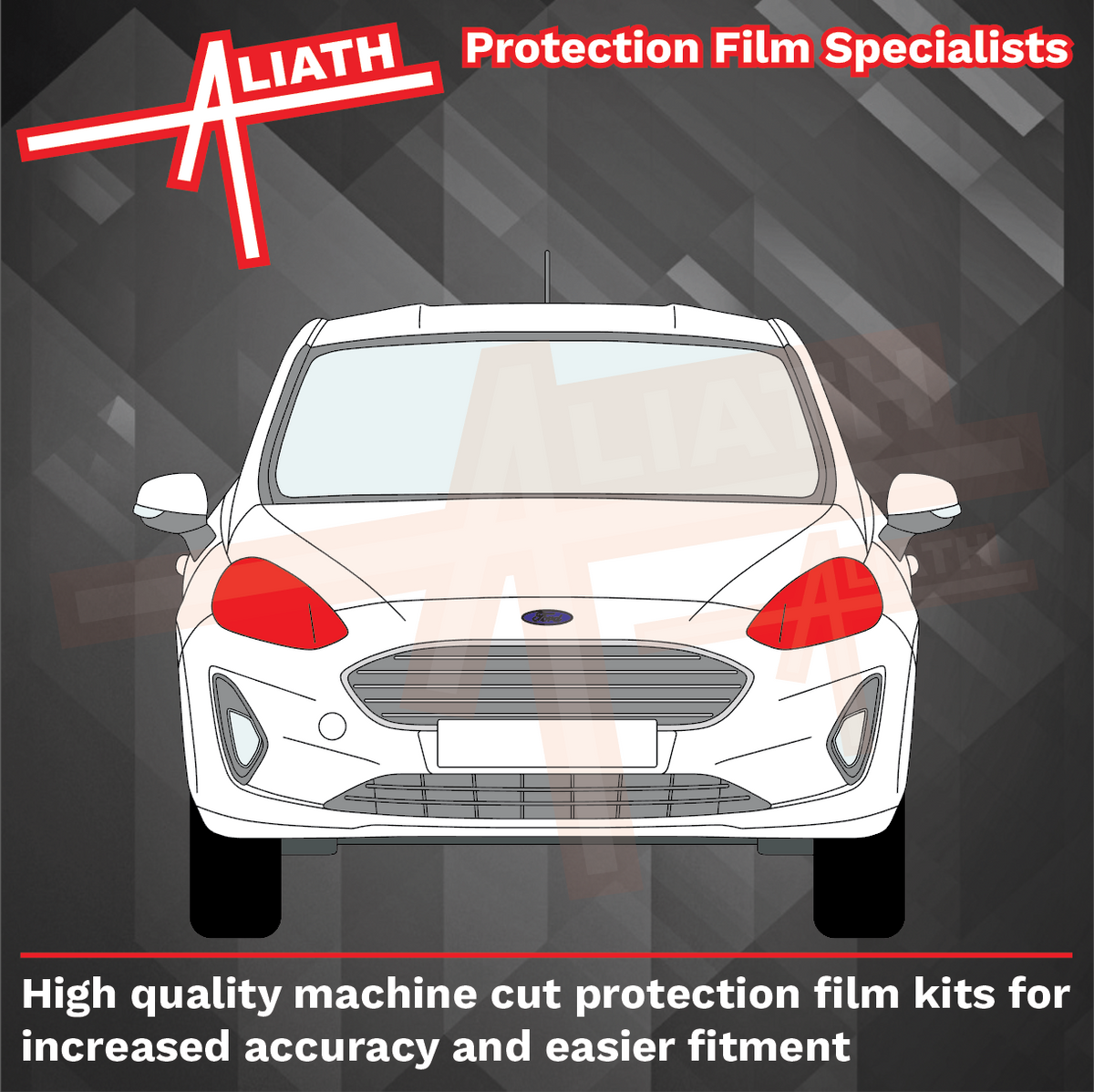 Ford Fiesta (Type Mk8) 2018-2022, Headlights CLEAR Paint Protection