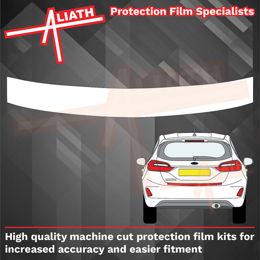 Ford Fiesta (Type Mk8) 2018-, Rear Bumper Upper CLEAR Paint Protection