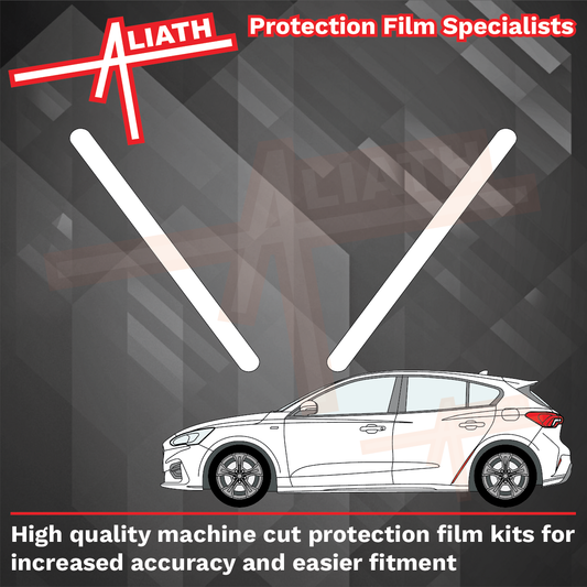 Ford Focus (MK4) 2019-Present, Rear QTR / Wing Arch Edge CLEAR Stone Protection