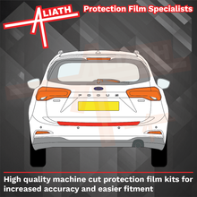 Ford Focus Estate (MK4) 2019-Present, Rear Bumper Upper CLEAR Paint Protection