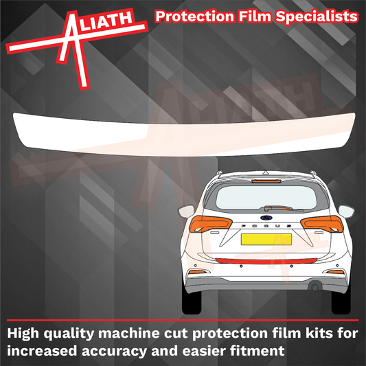 Ford Focus Estate (MK4) 2019-Present, Rear Bumper Upper CLEAR Paint Protection