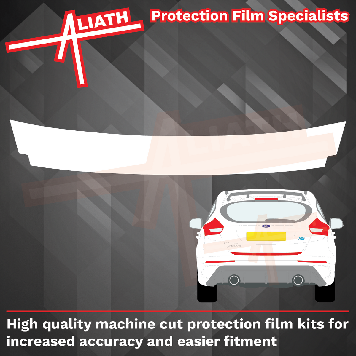 Ford Focus RS MK3 (2016-2020) Rear Bumper Upper CLEAR Paint Protection