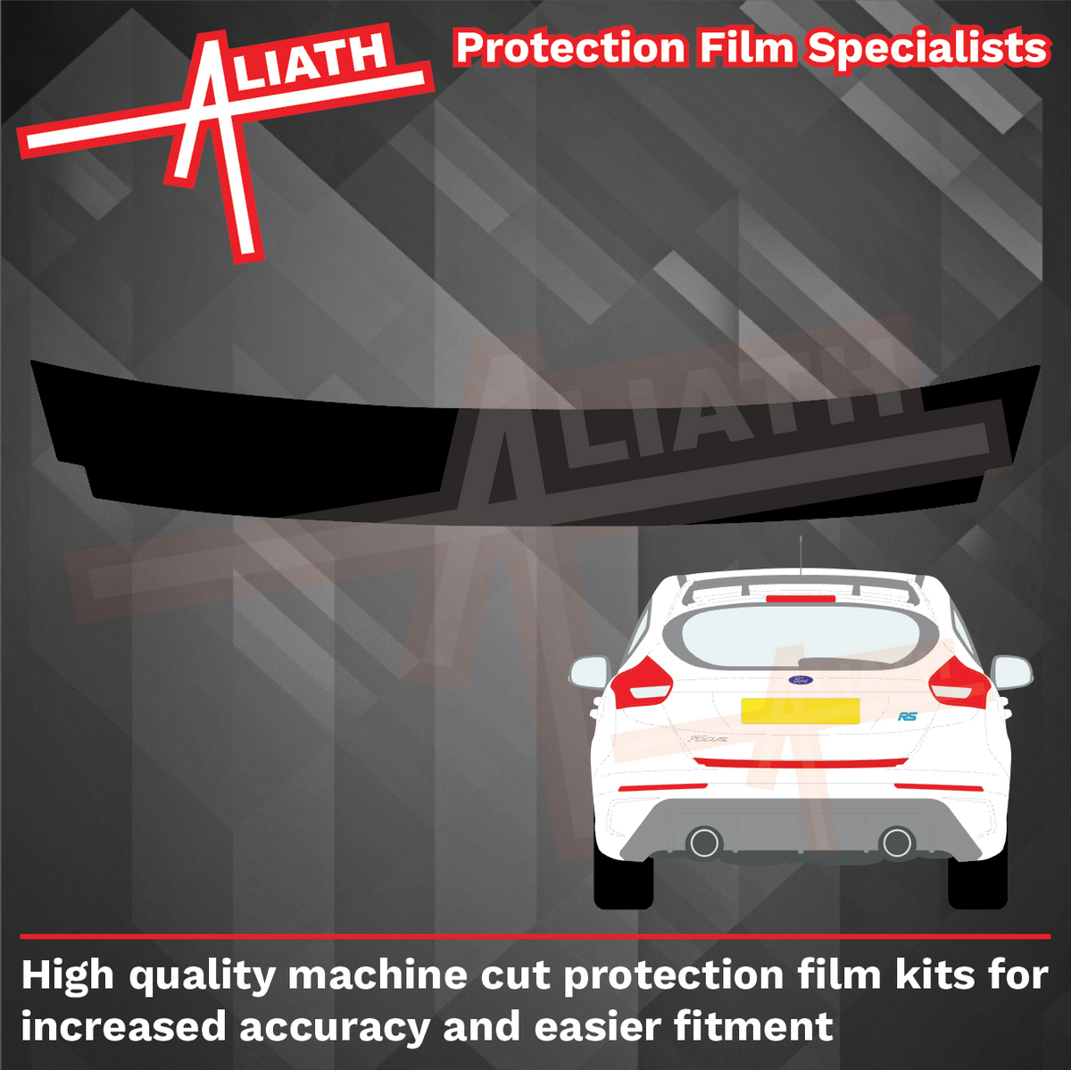 Ford Focus RS MK3 (2016-2020) Rear Bumper Upper CLEAR Paint Protection