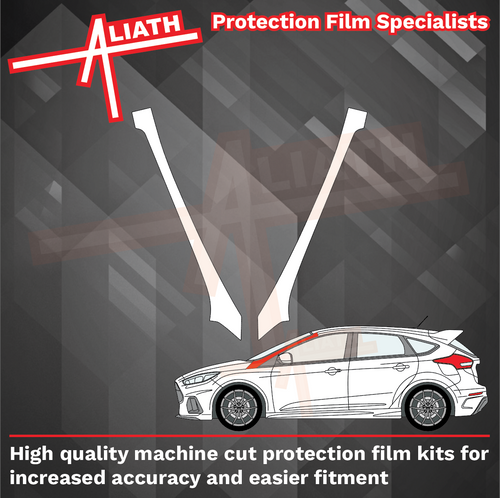 Ford Focus RS MK3 (2016-2020) A-Pillars CLEAR Paint Protection