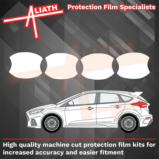Ford Focus RS MK3 (2016-2020) Door Handle Cups CLEAR Paint Protection