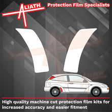 Ford Focus RS MK1 2002-2005, Rear Arch / QTR CLEAR Paint Protection