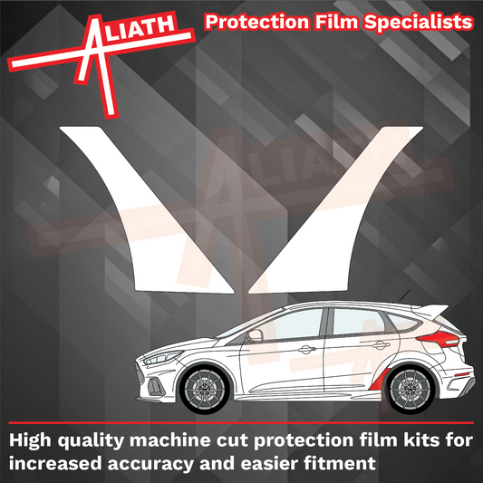 Ford Focus RS MK3 (2016-2020), Rear QTR Panel Arch CLEAR Paint Protection