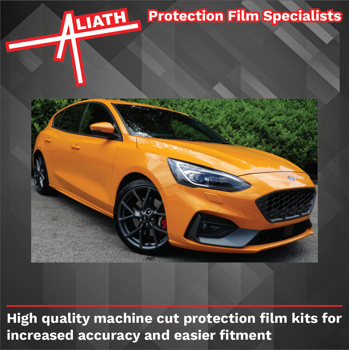 Ford Focus (MK4) 2019-Present, Rear Bumper Upper BLACK TEXTURED Scratch Protection