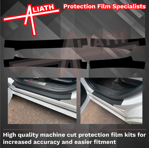 Ford Kuga (MK3) 2019-Present, Door Sill Steps BLACK Paint Protection