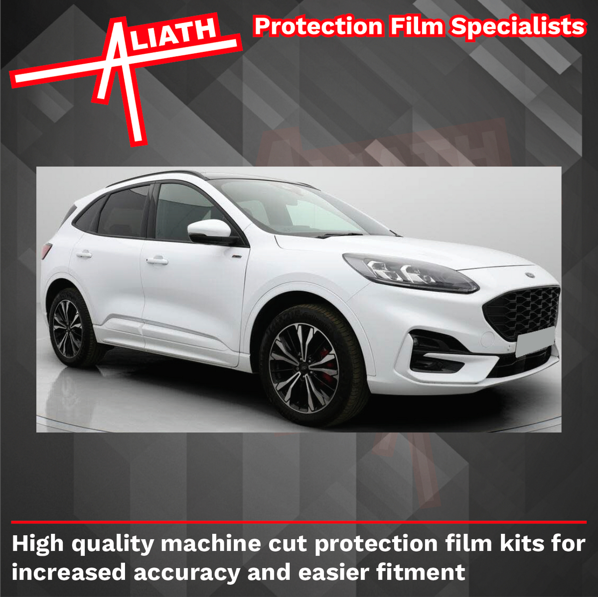 Ford Kuga (MK3) 2019-Present, Door Sill Steps CLEAR Paint Protection