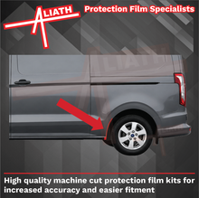Ford Transit Custom 2023-Present, OE Style Rear Side Panel Arch CLEAR Paint Protection