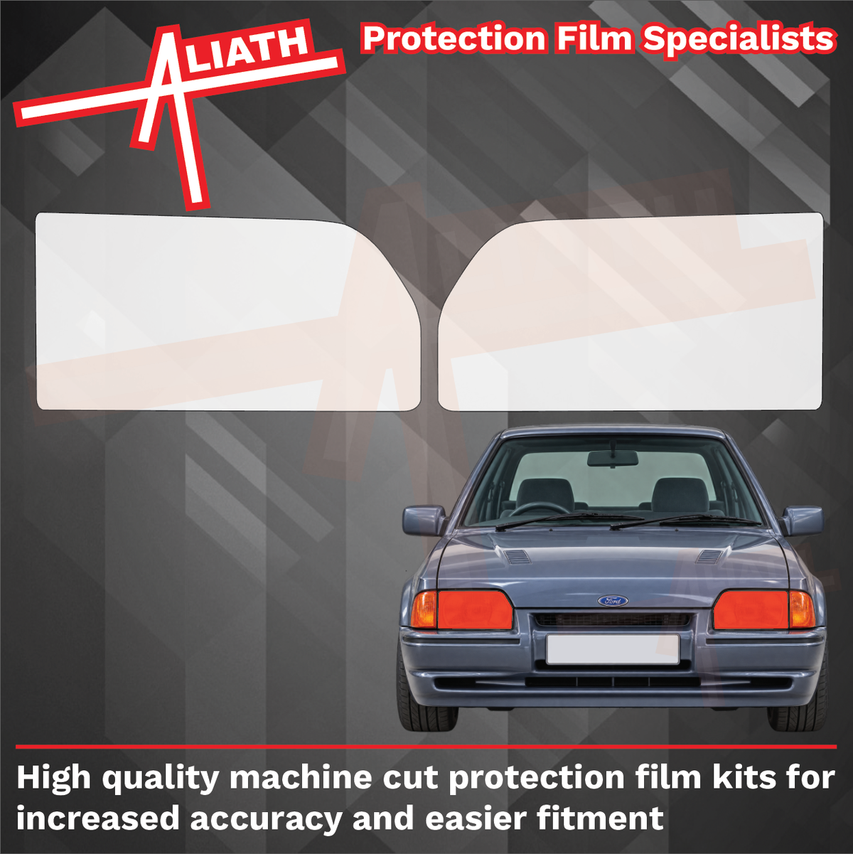 Ford Escort Mk4 (1986-1990), Headlights CLEAR Stone Protection