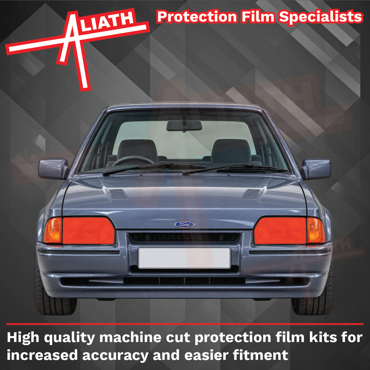 Ford Escort Mk4 (1986-1990), Headlights CLEAR Stone Protection