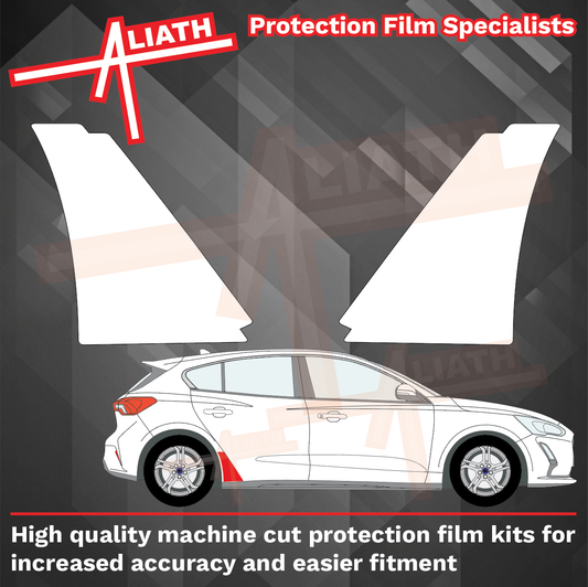 Ford Focus (MK4) 2019-Present, Rear Arches CLEAR Paint Protection