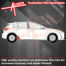 Ford Focus (MK4) 2019-Present, Rear Arches CLEAR Paint Protection