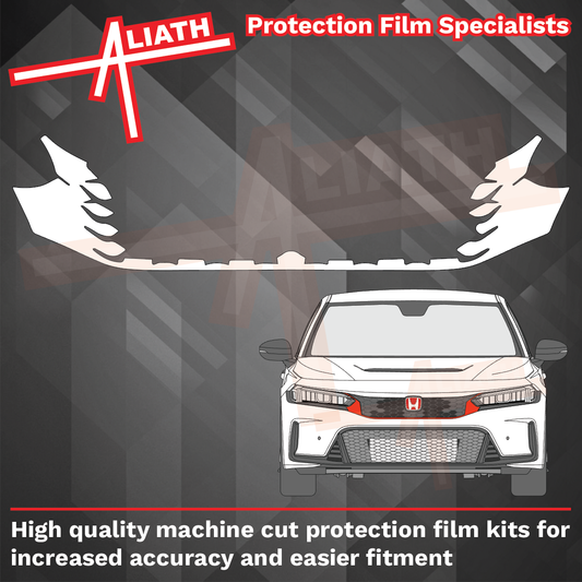 Honda Civic Type R (FL5) 2022-Present, Front Grille CLEAR Paint Protection