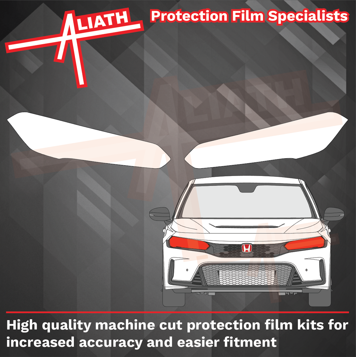 Honda Civic (FL5) 2022-Present, Headlights CLEAR Paint Protection
