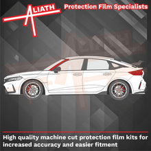 Honda Civic (FL5) 2022-Present, A-Pillars CLEAR Paint Protection
