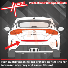 Honda Civic (Type FL5) 2022-present, Rear Bumper Upper CLEAR Paint Protection