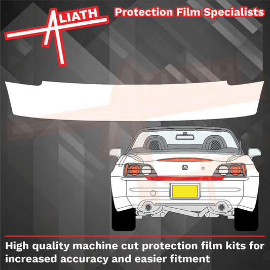 Honda S2000 1999-2009, Rear Bumper Upper CLEAR Paint Protection