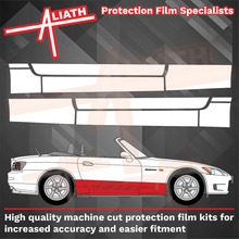 Honda S2000 1999-2009, Lower Side Panels CLEAR Paint Protection