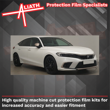 Honda Civic (Type FL5) 2022-present, Rear Bumper Upper BLACK Paint Protection