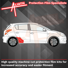 Hyundai i20 2008-2014, Rear Door & QTR / Sill Arches CLEAR Paint Protection