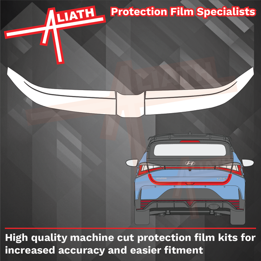 Hyundai i20N 2020-Present, Rear Bumper Upper CLEAR Paint Protection