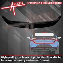Hyundai i20N 2020-Present, Rear Bumper Upper CARBON Paint Protection